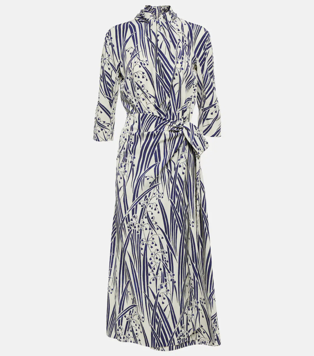 ワンピース PRADA ACETATE MIDI DRESS Prada Mockneck midi dress Prada